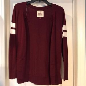 Maroon Cardigan